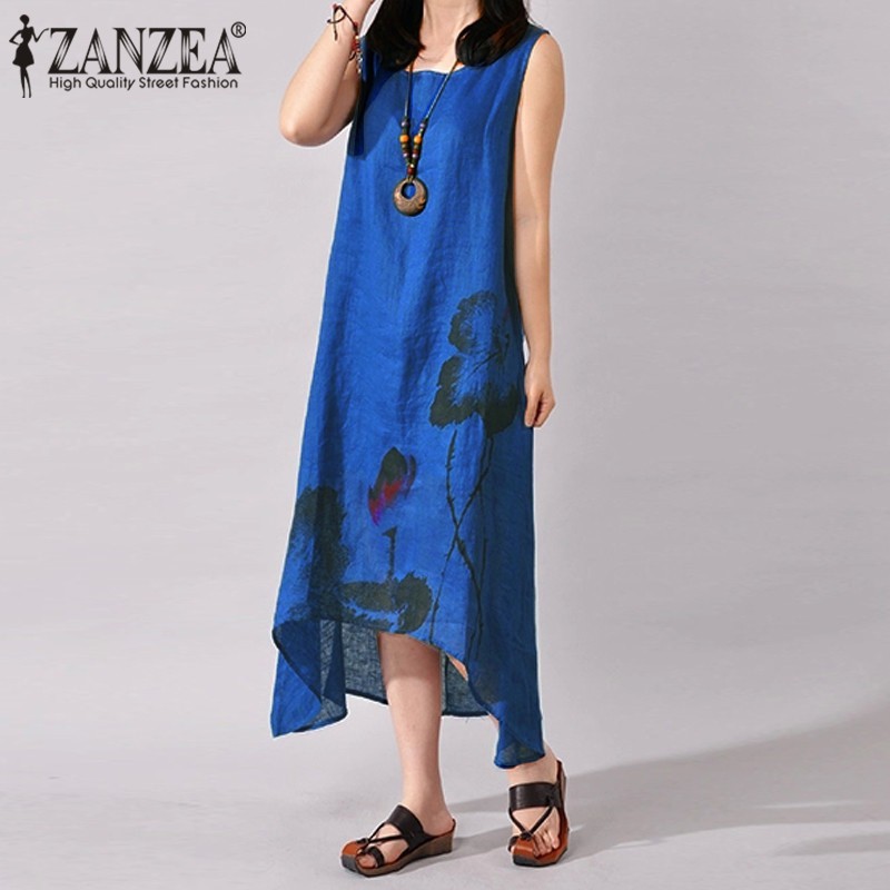 Đầm suông không tay dáng rộng phong cách trẻ trung cho nữ | BigBuy360 - bigbuy360.vn