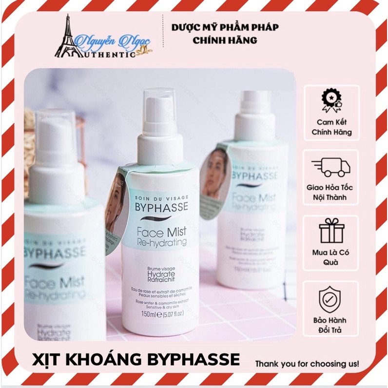 Xịt khoáng Byphasse-150ml | WebRaoVat - webraovat.net.vn