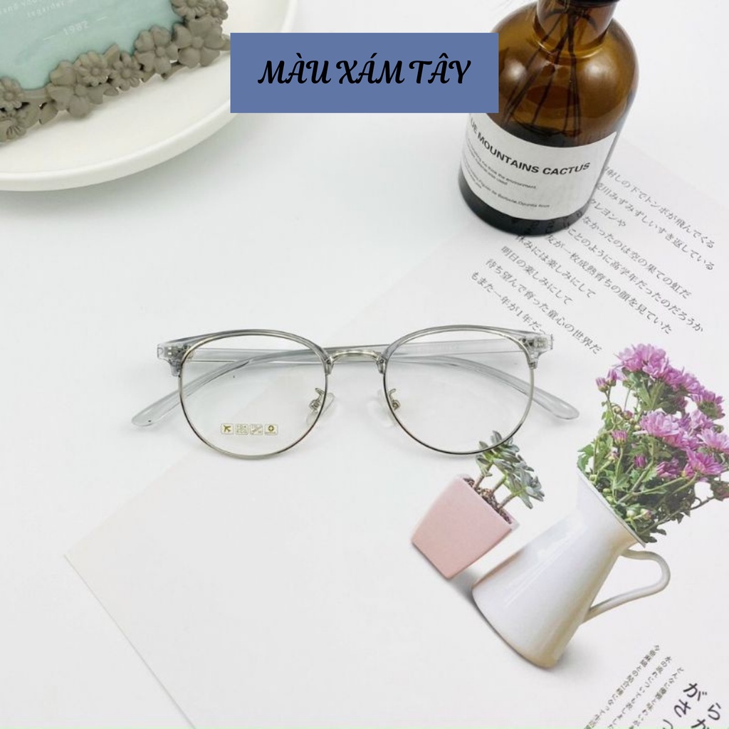 Kính gọng tròn - Kính cận nữ đẹp, thời trang phong cách Hàn Quốc