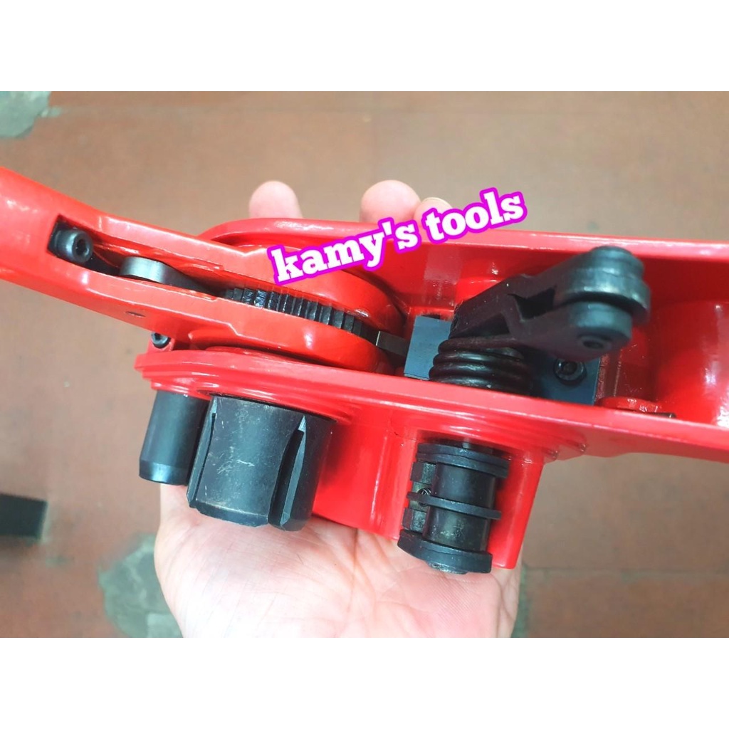 Bộ dụng cụ siết dây đai nhựa và kẹp bấm bọ đai nhựa PP PET bằng tay 16mm 19mm, kìm siết đai nhựa