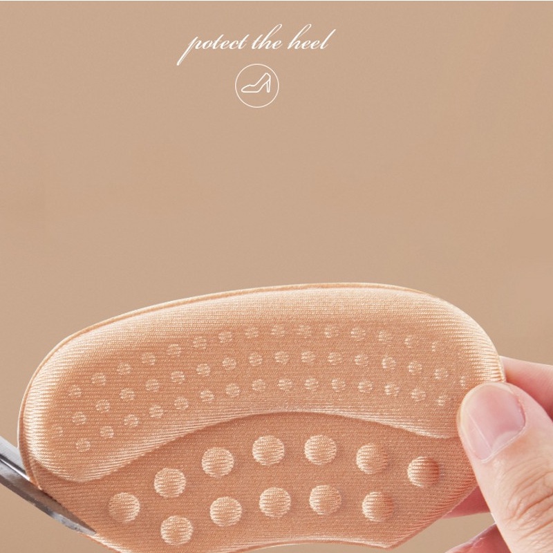 Miếng dán gót giày xốp 5D mềm mại giảm đau chân thoáng khí