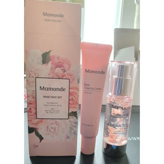 Tinh chất Mamonde Rose Blemish Clearing Serum 30ml+kem tone up 25ml