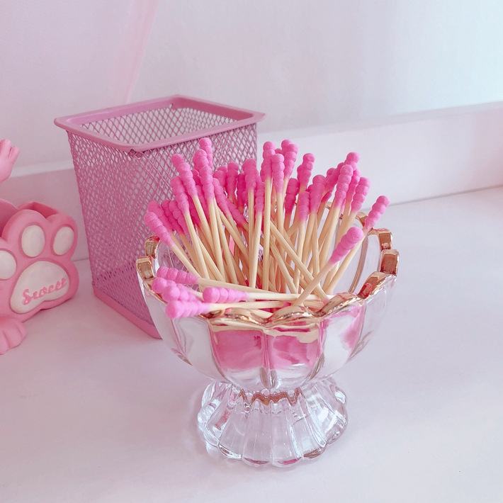 Set 100 tăm bông hai đầu tiện dụng vệ sinh cá nhân