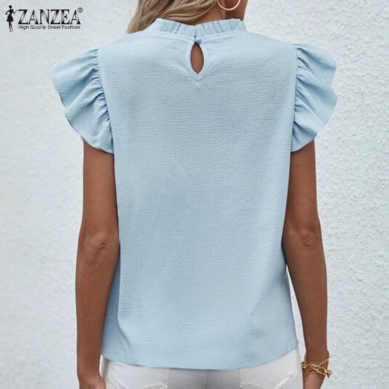 Zanzea Áo Nữ Không Tay Cổ Tròn Thời Trang Quyến Rũ