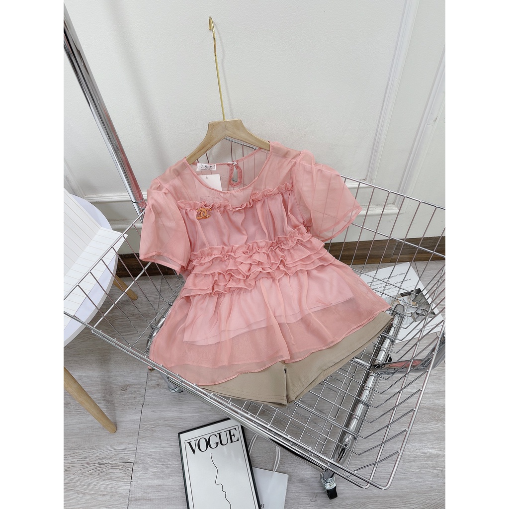 [ 𝐅𝐑𝐄𝐄 𝐒𝐇𝐈𝐏 ]   BỘ TƠ BÈO HỒNG QUẦN SHORT ĐÙI BE