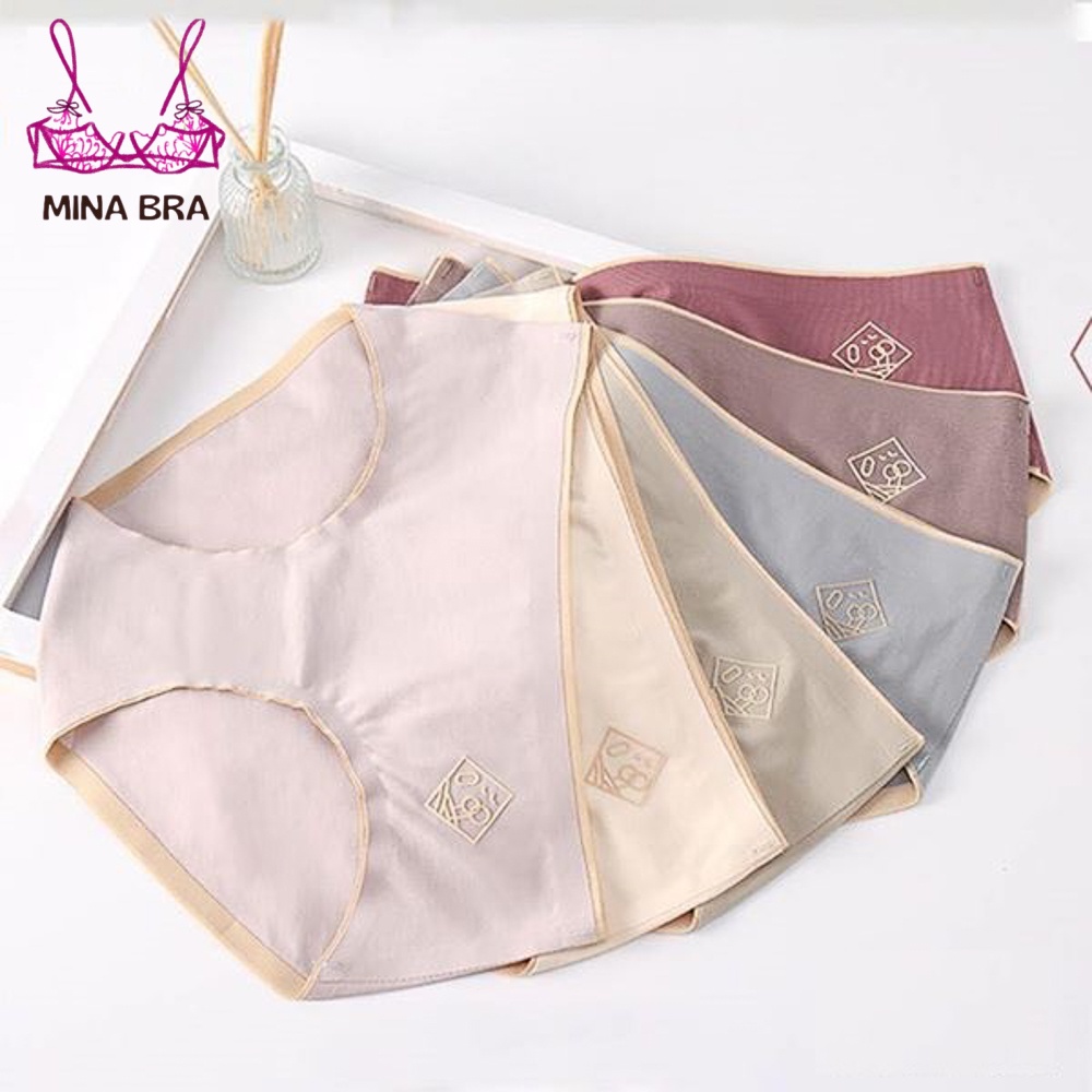 Quần Lót Nữ Cotton  Cao Cấp Thời Trang MINABRA Thoáng Mát, Co Dãn, Thấm Hút Mồ Hôi CTKK01 | BigBuy360 - bigbuy360.vn