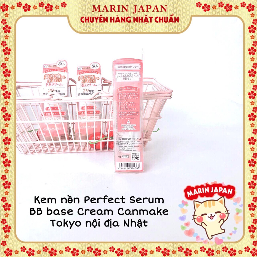 Kem nền Perfect Serum BB cream Hãng Canmake Tokyo Nhật Bản