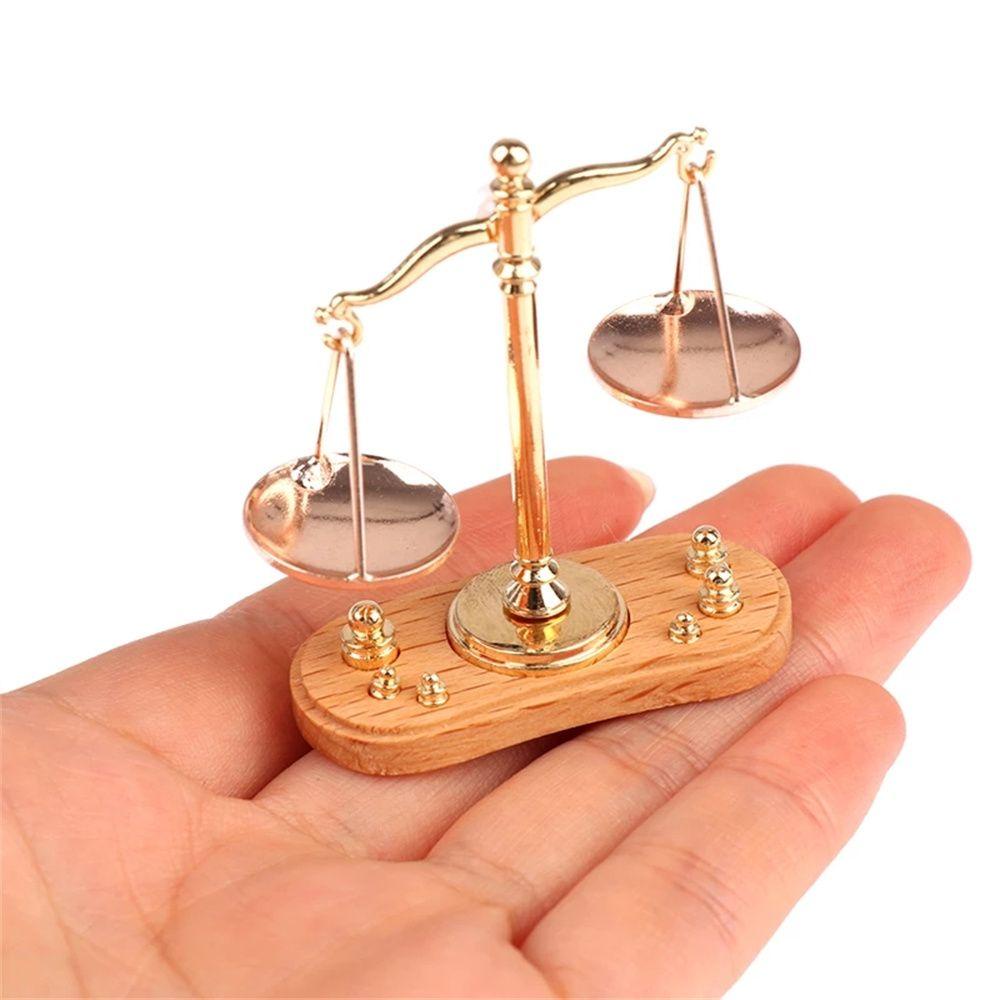 Mô Hình Cân Đồ Chơi Mini Trang Trí Nhà Cửa
