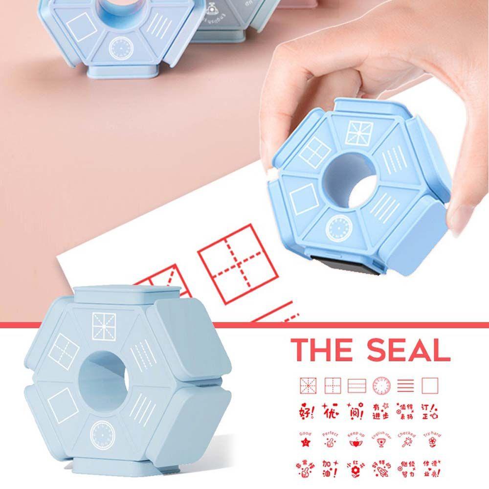 Con Dấu In Sáu Mặt Trang Trí Sổ Tay
