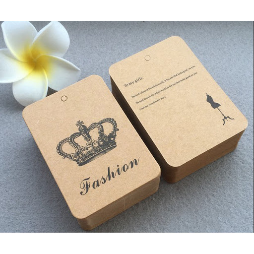 Tag treo - thẻ bài treo 500 cái kích thước 45  x 45 cm