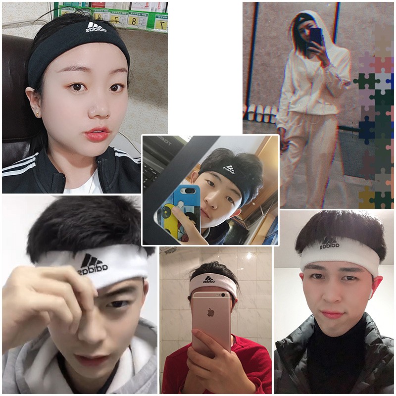 Băng Đô Thể Thao Headband Băng Trán Thấm Chặn Mồ Hôi Dùng Cho Tập Gym, Chạy Bộ, Bóng Rổ, Bóng Chuyền In Logo