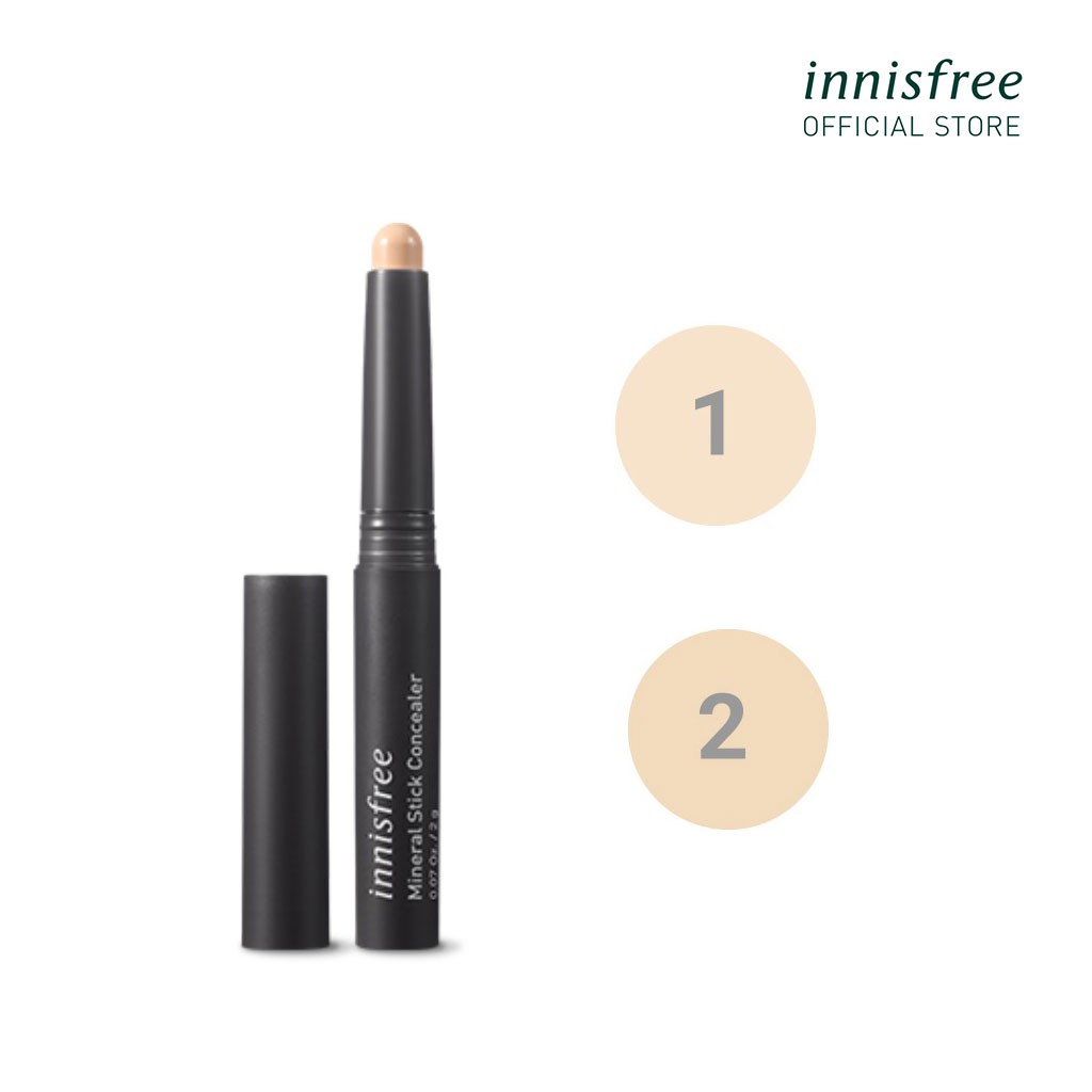 [Mã FMCGMF11 giảm 8% đơn 250K] Kem che khuyết điểm dạng thỏi innisfree Mineral Stick Concealer 2g