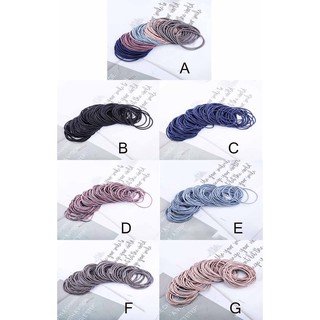 combo 10 Dây cột tóc kiểu dáng đơn giản phong cách Hàn Quốc