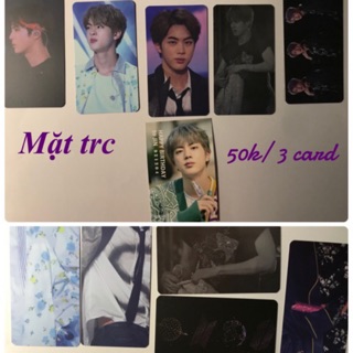 [Winter Light] Bộ hình card Jin set 3 tấm ( Set card Jin gồm 3 hình 2 mặt)