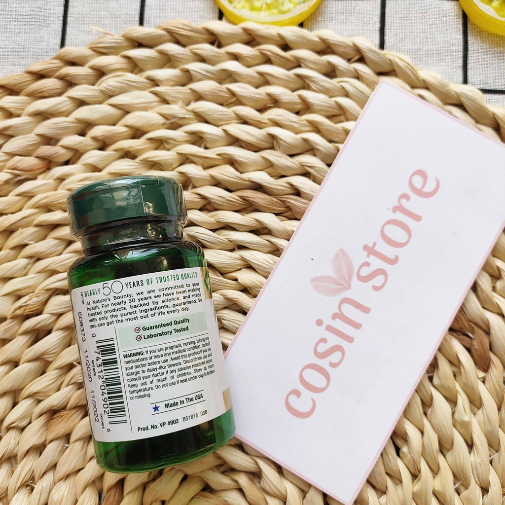 Viên uống Lutein Nature Bounty 30 viên - Tăng Cường Thị Lực Bổ Sung Zeaxanthin Cho Mắt | Thế Giới Skin Care