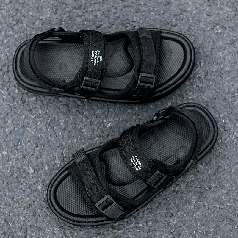 Giày xăng đan 2 quai ngang phong cách unisex thời trang hè trẻ trung