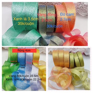 Cuộn ruy băng kim tuyến dài 22.5cm