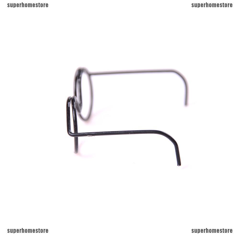 Set 2 Mắt Kính Gọng Tròn Cho Búp Bê Tỉ Lệ 1 / 6 30cm