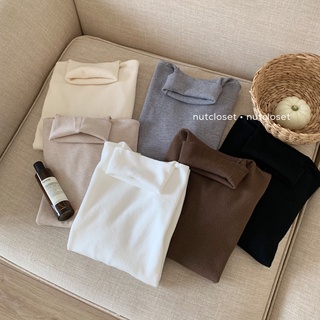 Áo len trơn cổ lọ _ A0315