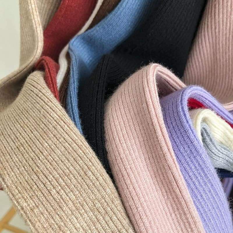 HÌNH THẬT - ÁO LEN CỔ LỌ ÁO GIỮ NHIỆT MỀM MỊN ẤM DÁNG ÔM BASIC CO GIÃN TỐT - TOÀN MÀU ĐẸP ÁO LEN NỮ ĐẸP GIÁ RẺ | BigBuy360 - bigbuy360.vn