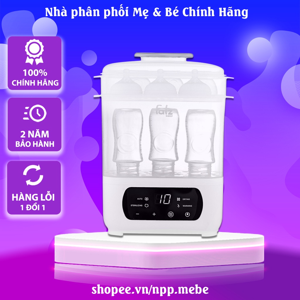 Máy tiệt trùng sấy khô Fatz Baby Chief 2 có chế độ hâm sữa hâm thức ăn