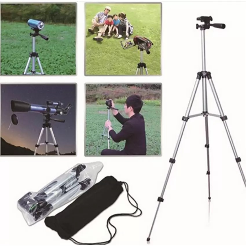 Chân chụp ảnh tripod 3110 tặng kèm đầu kẹp điện thoại