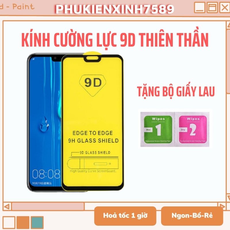 Kính Cường Lực Ip ⚡ Kính Cường Lực Ip Thiên Thần 9D Fullbox ⚡ Full Các Dòng Ip - TGDĐ89