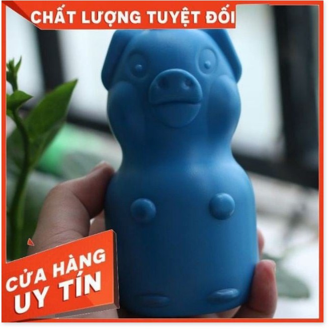 [ XẢ KHO] Lọ thả bồn cầu hình con lợn khử mùi hôi diệt vi khuẩn có hại