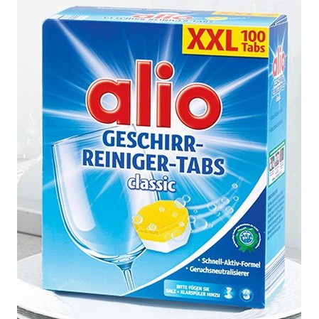 Viên rửa bát Alio classic 100 tabs ( Đức )