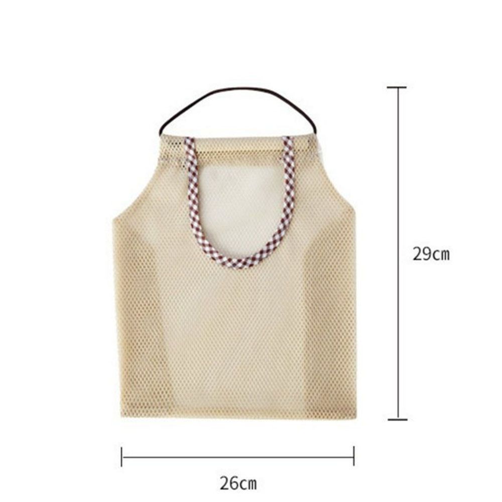Túi Lưới Polyester Đựng Hành Tỏi Treo Tường Tiết Kiệm Không Gian