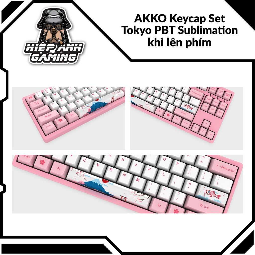 Bộ Keycap AKKO Tokyo dành cho Bàn phím cơ