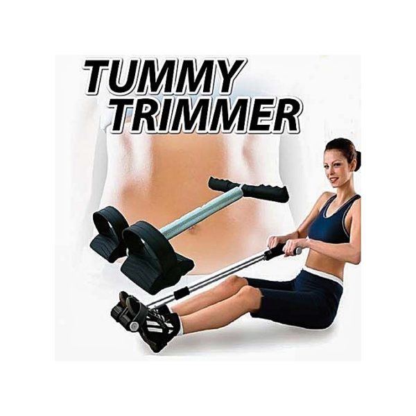 Dây kéo đàn hồi lò xo thép siêu bền Tummy trimmer dụng cụ thể dục tập gym cơ bụng tay eo lưng tại nhà tiện dụng-DTM