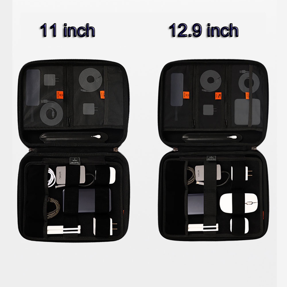 Ốp lưng di động cứng WIWU cho iPad Pro 12,9 11 Túi đựng máy tính xách tay chống sốc cho iPad Pro 11 Vỏ máy tính bảng có dây da cho iPad mini 6