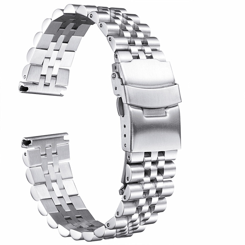 Vòng Đeo Tay Bằng Thép Không Gỉ 18mm / 19mm / 20mm / 21mm / 22mm / 23mm / 24mm / 26mm / 28mm / 30mm