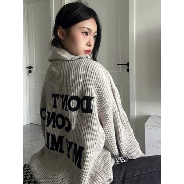 Áo Khoác Len Gân Siêu Dày Dặn Cá Tính