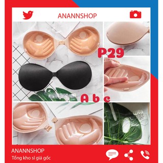 ÁO BRA DÁN NGỰC SILICON CÀI TRƯỚC HÌNH BÀN TAY P29 (kèm dây trong)