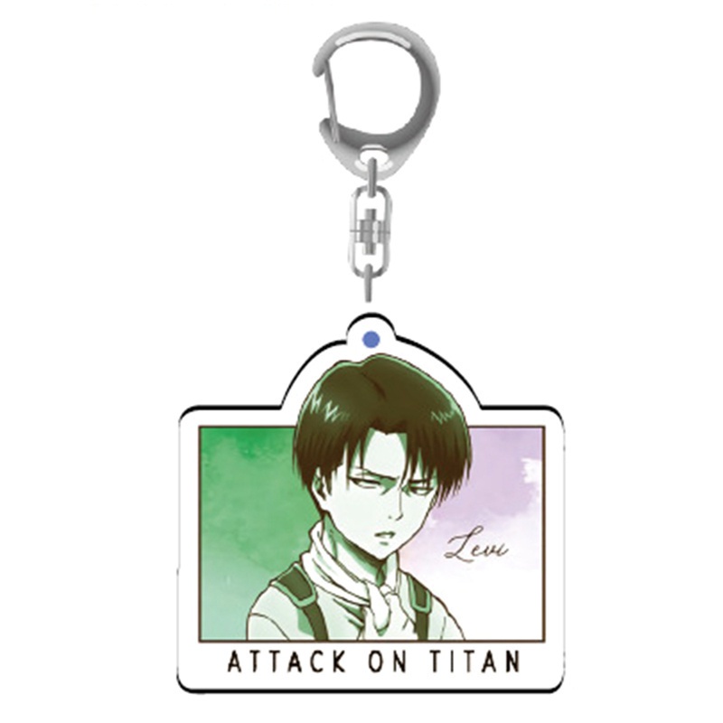 Tmdbyx Móc Khóa Nhựa Acrylic Hình Anime Attack On Titan