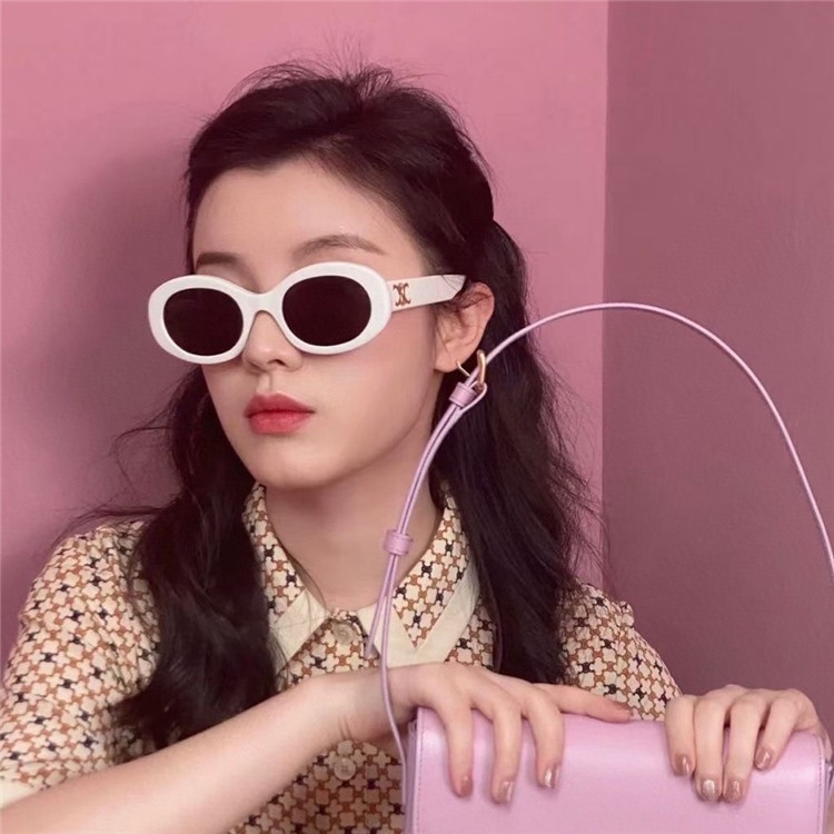 Celin 2021 Kính Mát Mới Tương Lai TRIOMPHE 01 Trong ACETATE