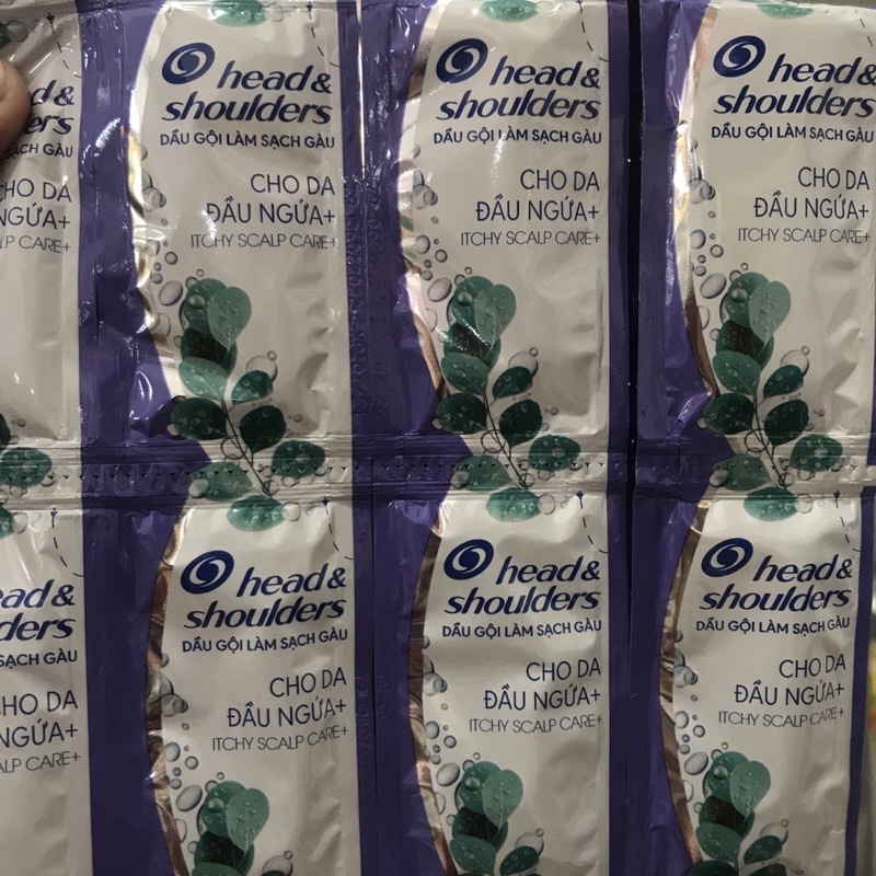 1 dây dầu gội sạch gàu Head &amp; Shoulders cho da đầu ngứa.