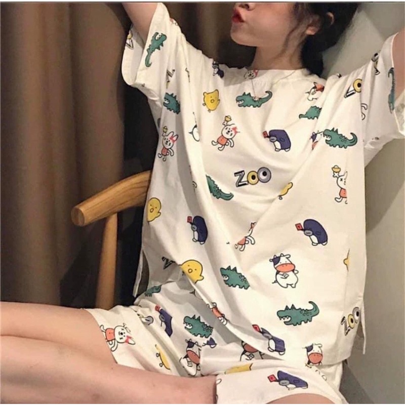 BỘ NGỦ THUN CUTE