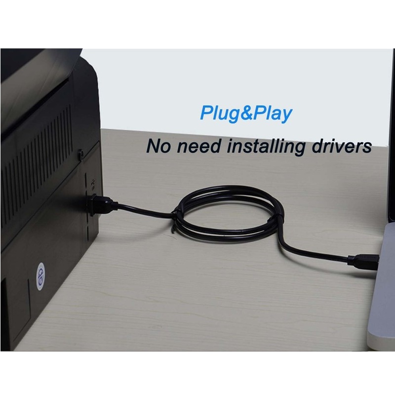 Cáp nối dây máy in dài 1,5m dây usb máy in 1,5m đen-PK-33