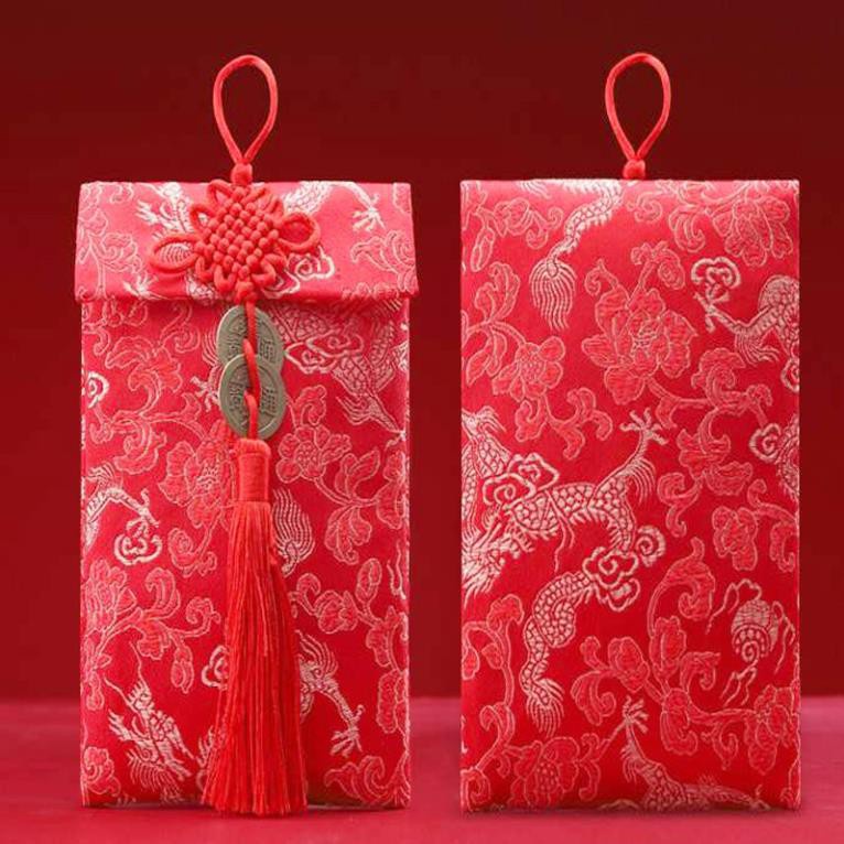BAO LÌ XÌ TẾT 2022 VẢI GẤM CAO CẤP - LOẠI 1
