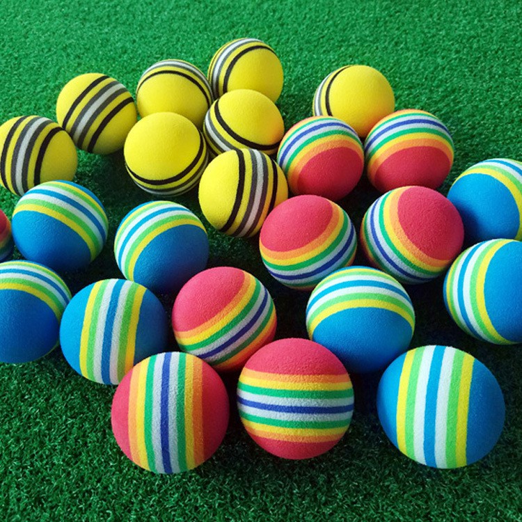 Bóng golf bằng xốp nhiều màu, tập luyện golf trong nhà