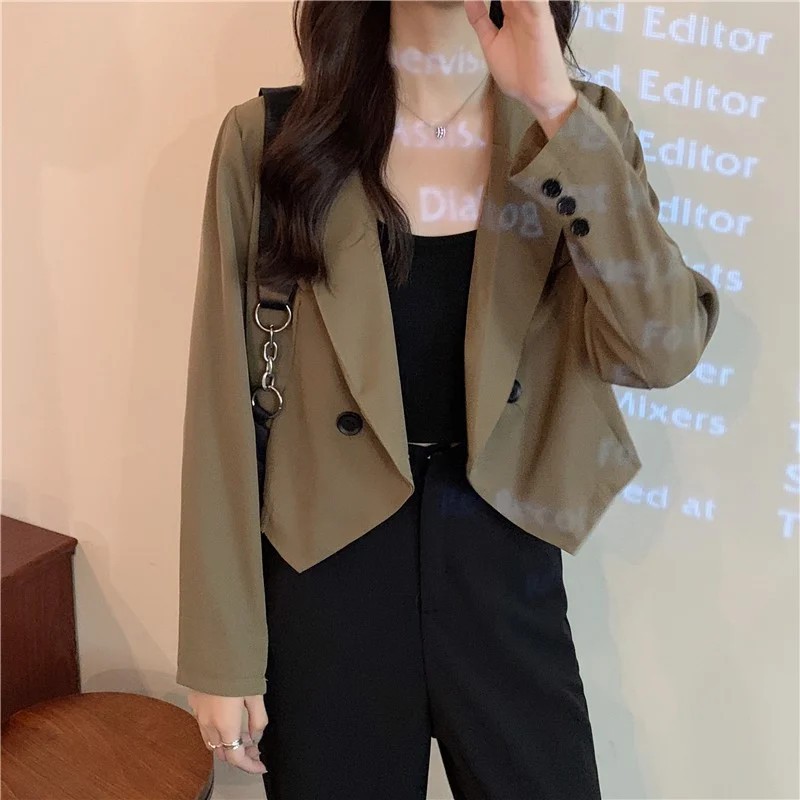[Có ảnh thực tế] - Áo Khoác Blazer Kiểu Ngắn DORY&amp;PONY MOLLY SHORT JACKET – AK108