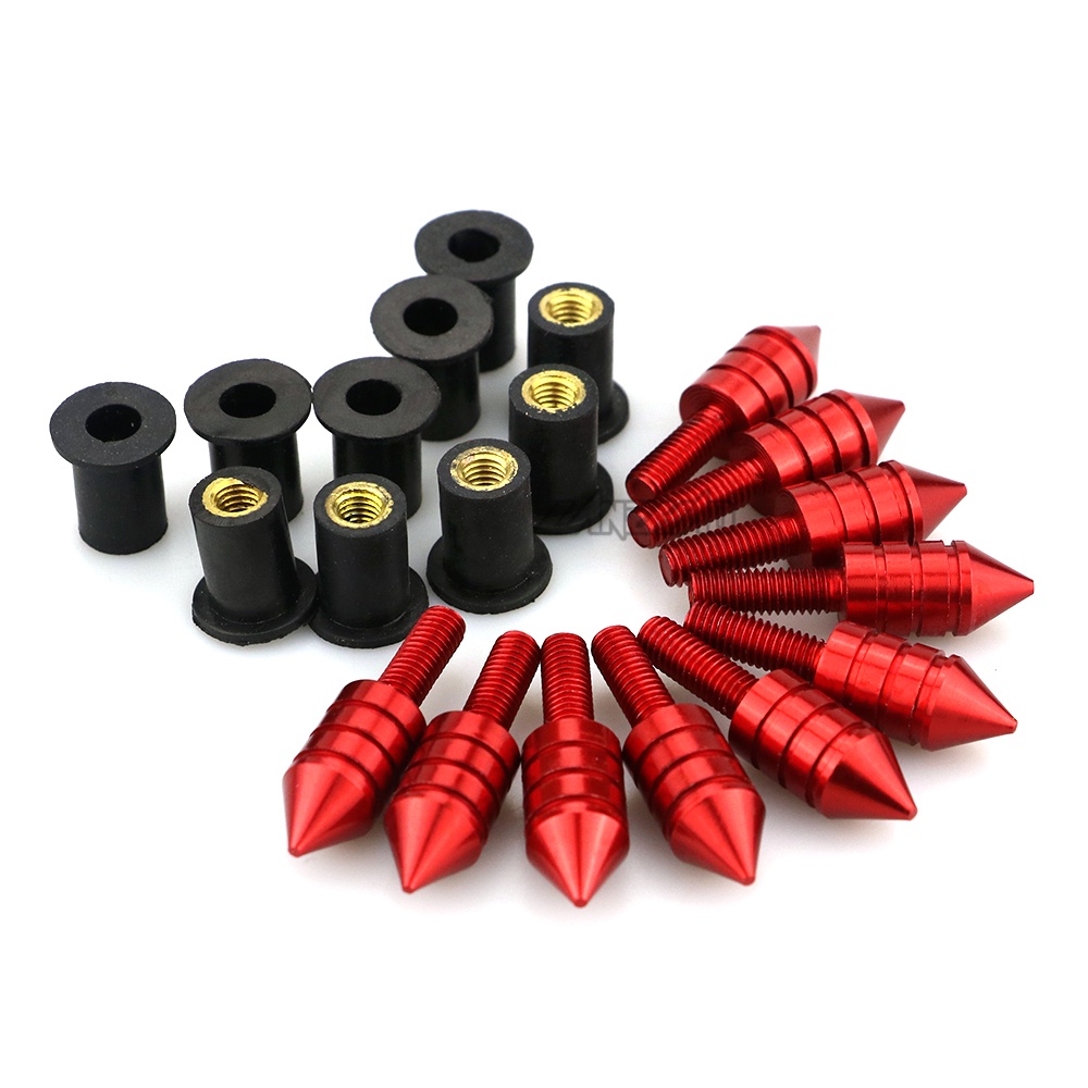 Bộ 10 Ốc Vít Phụ Tùng Cho Kính Chắn Gió Xe Máy YAMAHA R15M R15v4 R15v3 m5