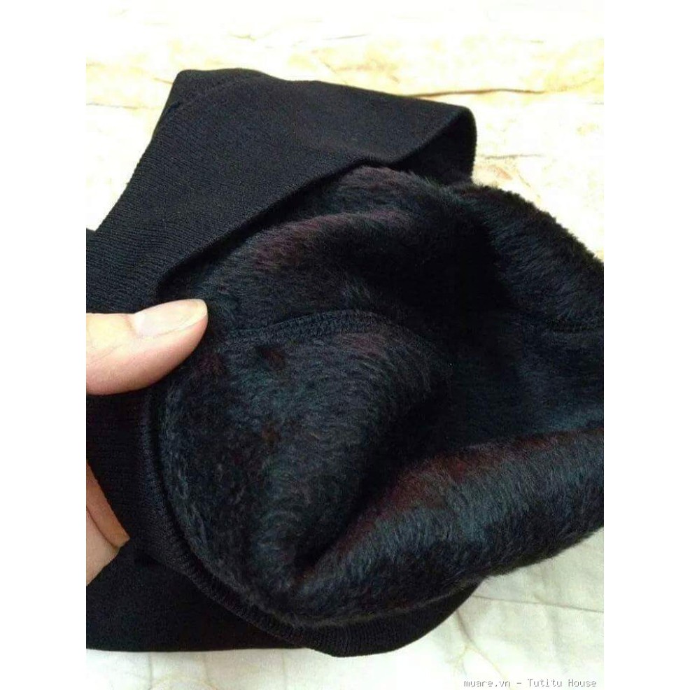 Mã 059 Quần Legging Thu Đông Bên Trong Có Lót Lông Siêu Ấm