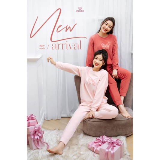 Bộ mặc nhà áo dài tay quần dài Winny 21504 Giá 589,000đ