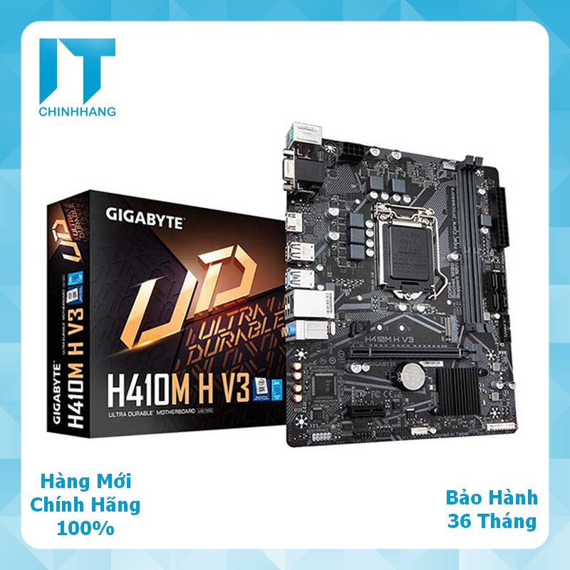 Bo Mạch Chủ Mainboard GIGABYTE H410M H V3 - Hàng Chính Hãng