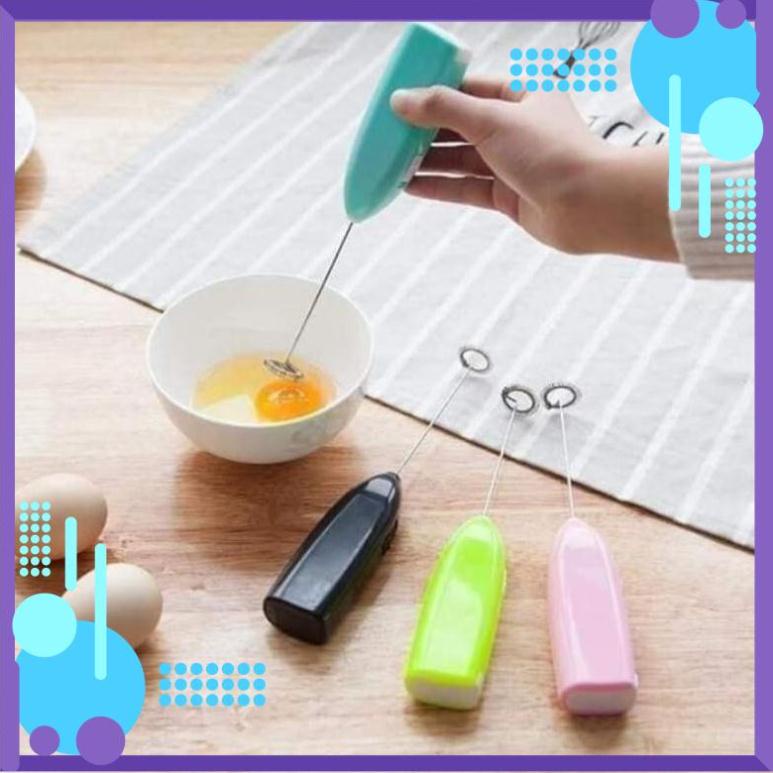 Máy đánh trứng mini tiện lợi, tạo bọt cà phê thiết kế cầm tay nhỏ gọn