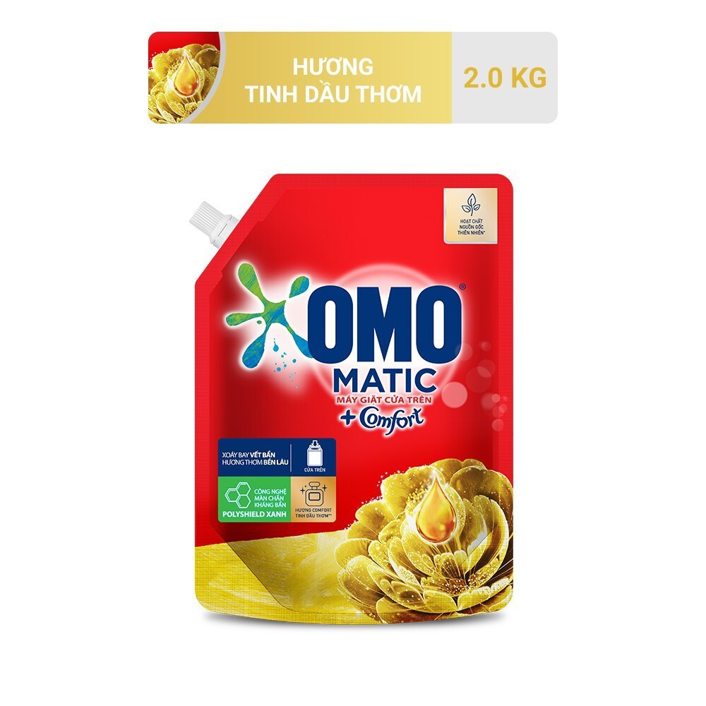 Nước giặt Omo tinh dầu thơm 2kg